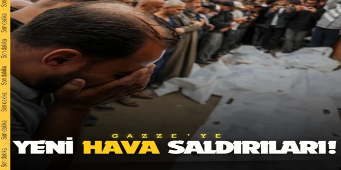 Siyonist işgalcilerden Gazze'de yeni hava saldırıları