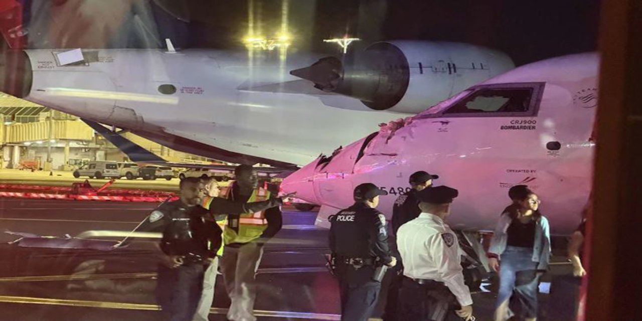 ABD'de iki yolcu uçağı çarpıştı: Felaketin eşiğinden dönüldü