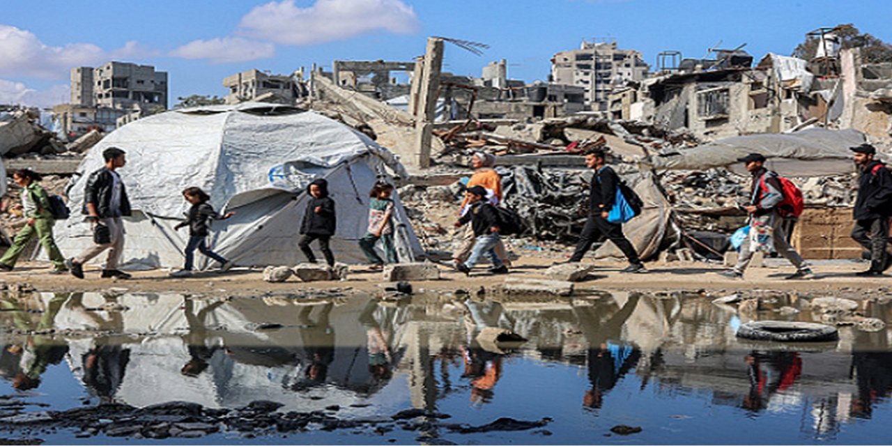 Gazze'deki sivil savunma uyarıyor: Yerinden edilen insanlar sert bir kışın eşiğinde