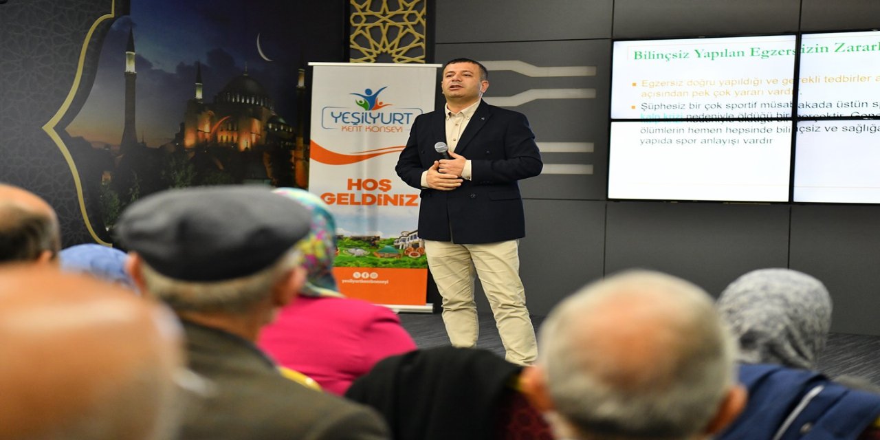 Yeşilyurt'ta 'fizik tedavi ve sağlıklı yaşam seminerleri' başladı