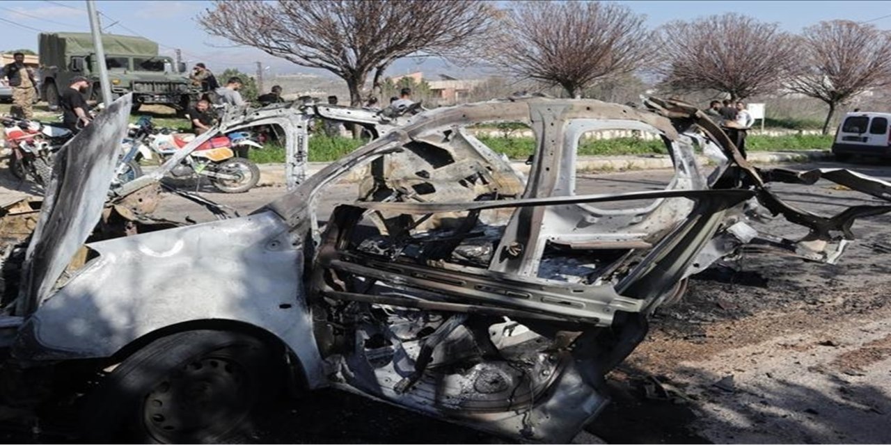 İşgalciler Lübnan'da bir aracı bombaladı: Bir şehit