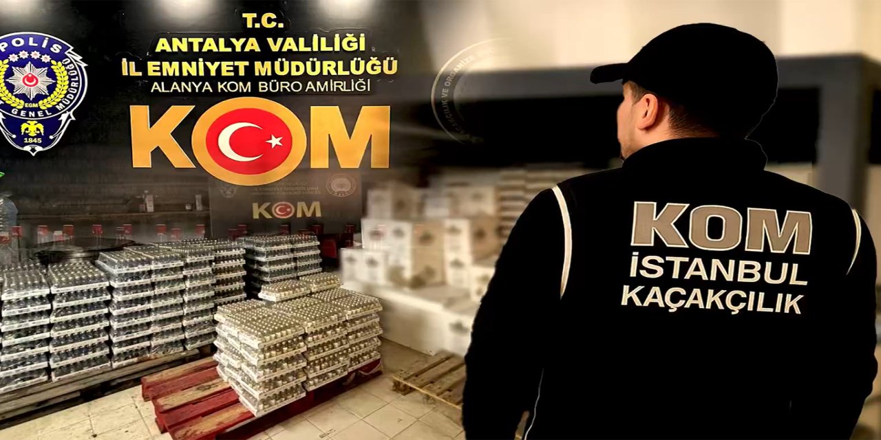 81 ilde "içki kaçakçılığı ve sahteciliği" operasyonu: 179 gözaltı
