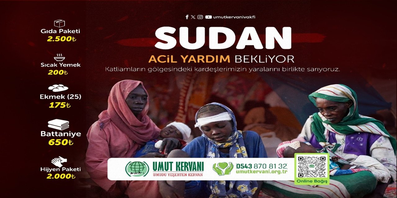 Umut Kervanı'ndan Sudan için acil yardım çağrısı