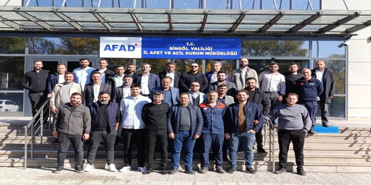 Gönüllü arama kurtarma ekibi, TDV uzmanlarından eğitim aldı