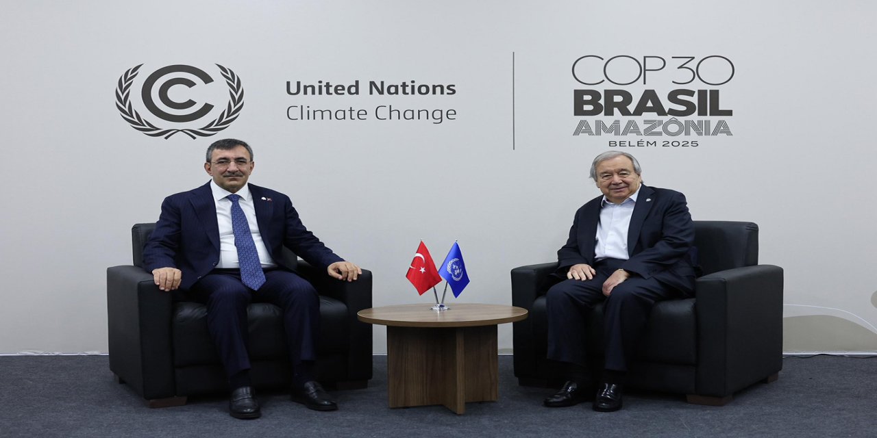 Cumhurbaşkanı Yardımcısı Yılmaz, BM Genel Sekreteri Guterres ile görüştü