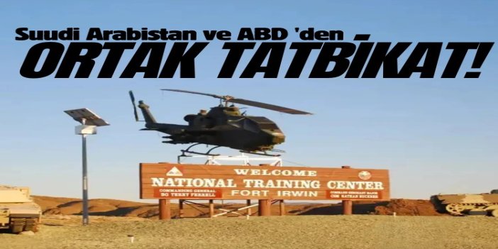ABD ve Suudi Arabistan'dan ortak tatbikat
