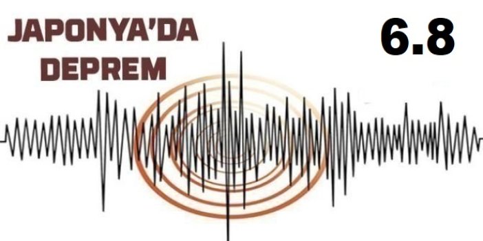 Japonya açıklarında 6,8 büyüklüğünde deprem