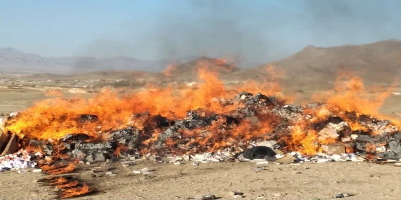 Afganistan İslam Emirliği, 220 ton uyuşturucuyu imha etti