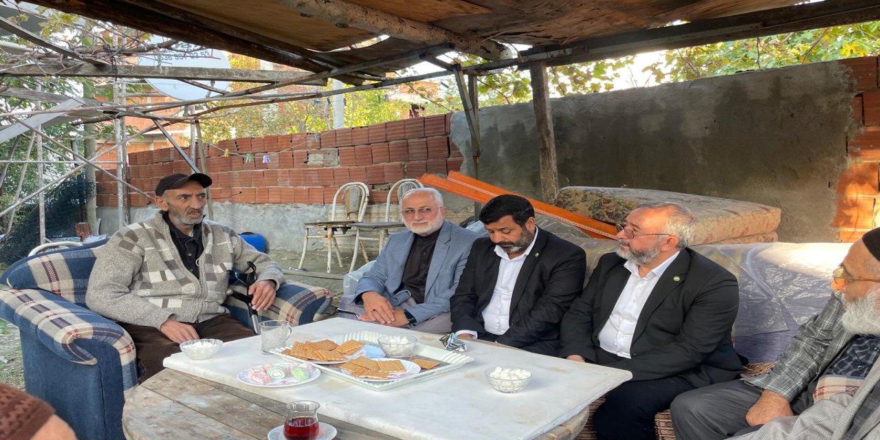 HÜDA PAR'dan Kocaeli'ndeki patlamada vefat edenlerin ailelerine taziye ziyareti