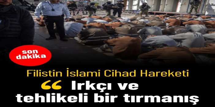 İslami Cihad: Esirlere yönelik idam yasası yeni bir soykırım kararıdır