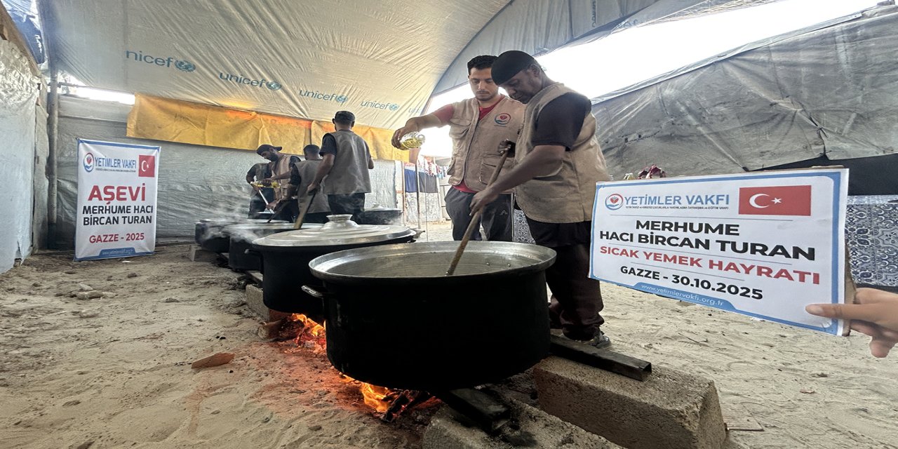 Yetimler Vakfı hayırseverlerin sofralarını Gazze'ye taşımaya devam ediyor