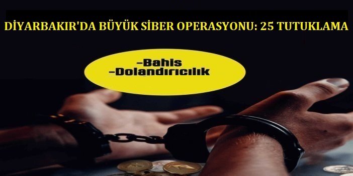 Diyarbakır'da 53 adrese eş zamanlı baskın: 46 gözaltı