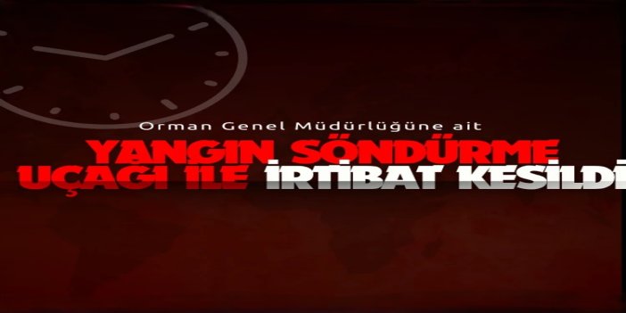 Tarım Bakanlığı: Hırvatistan'daki bir yangın söndürme uçağımızla irtibat kesildi