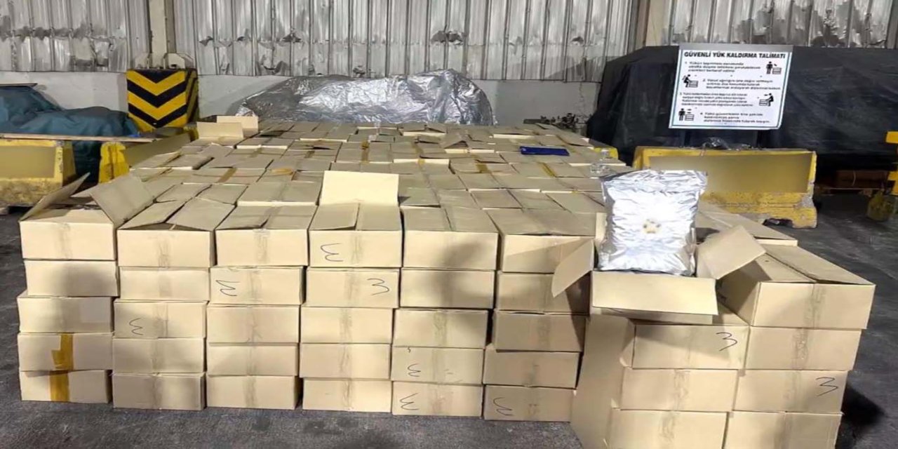 Kocaeli'de 1,5 ton uyuşturucu ele geçirildi: 5 kişi gözaltında