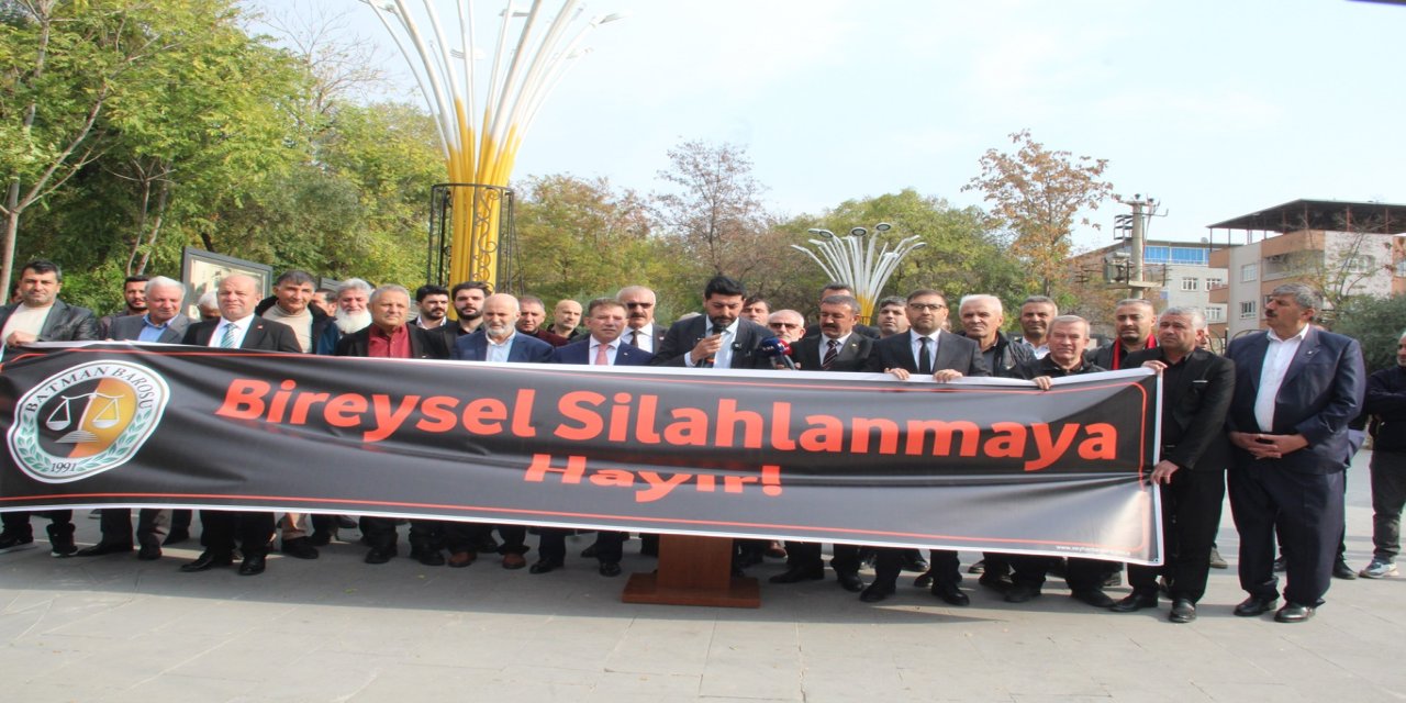 Batman'da STK'lardan silahlı şiddete karşı toplumsal duyarlılık çağrısı