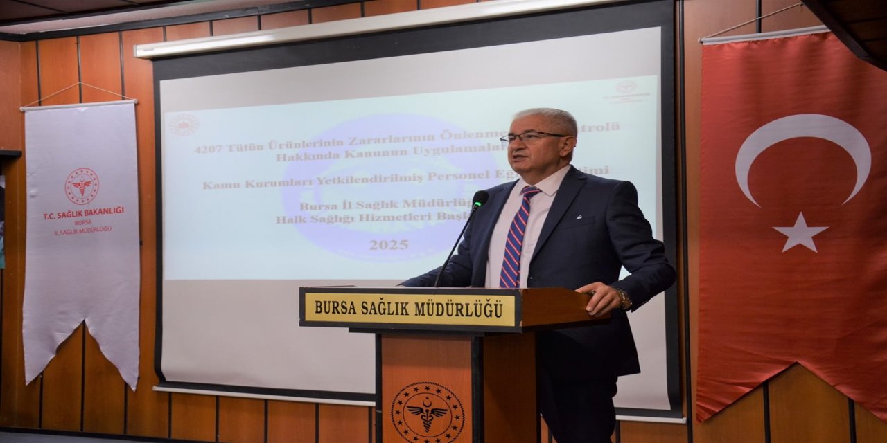 Bursa’da kamu kurumlarına tütünle mücadele eğitimi verildi