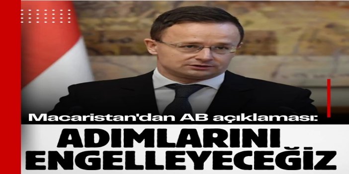 Macaristan: AB’nin Ukrayna'daki krizi tırmandırmaya yönelik adımlarını engelleyeceğiz