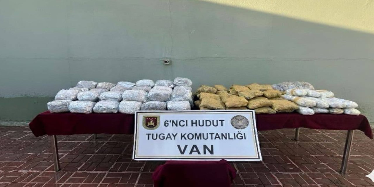 Van hudut hattında 109 kilogram uyuşturucu ele geçirildi