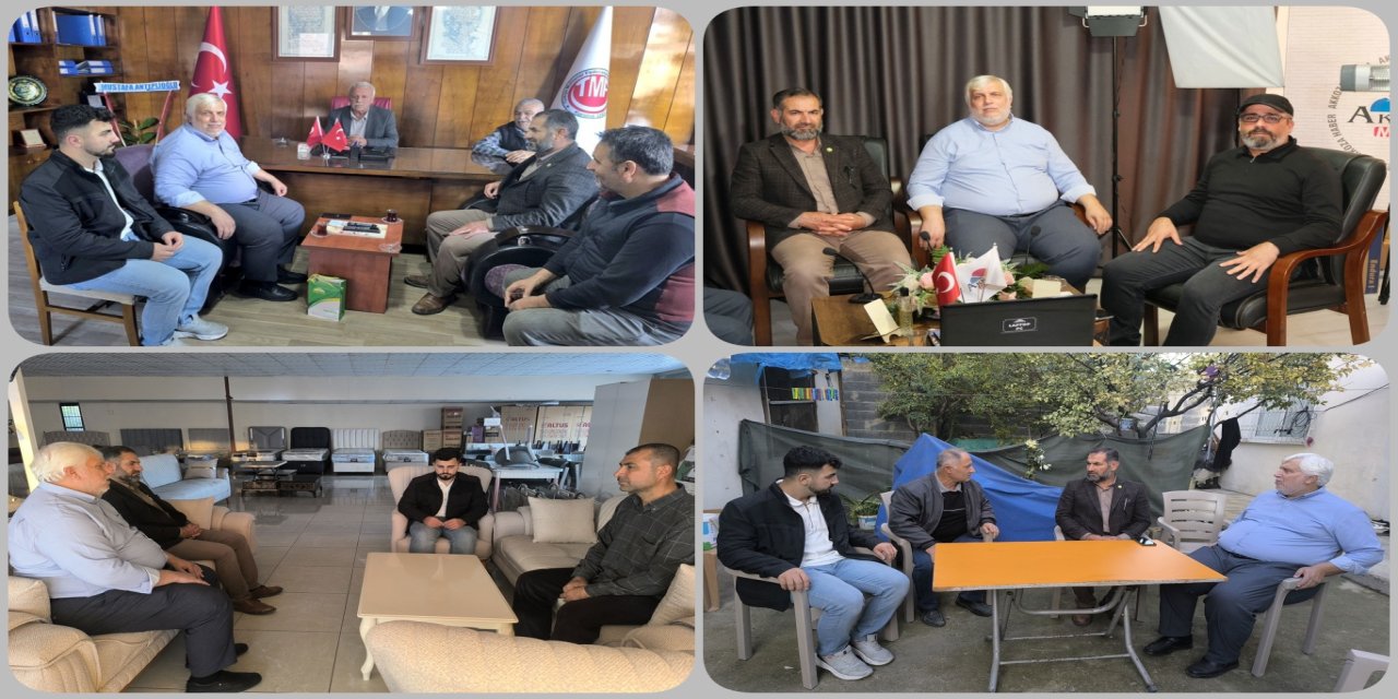 HÜDA PAR Mersin İl Başkanı Demir Tarsus'ta ziyaretlerde bulundu