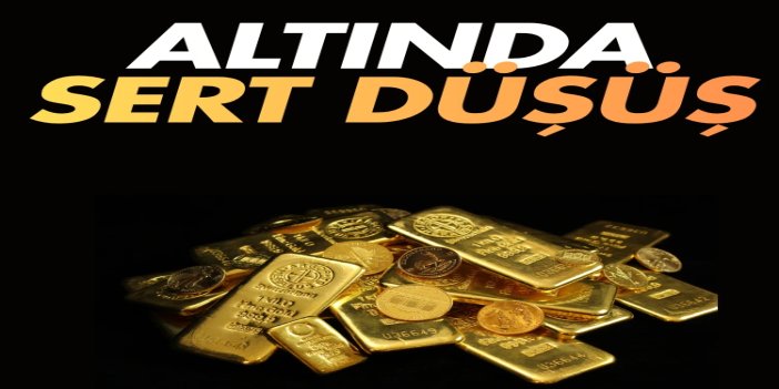 Altında sert düşüş