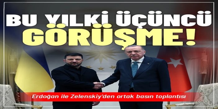 Cumhurbaşkanı Erdoğan, Ukrayna Devlet Başkanı Zelenskiy ile görüştü