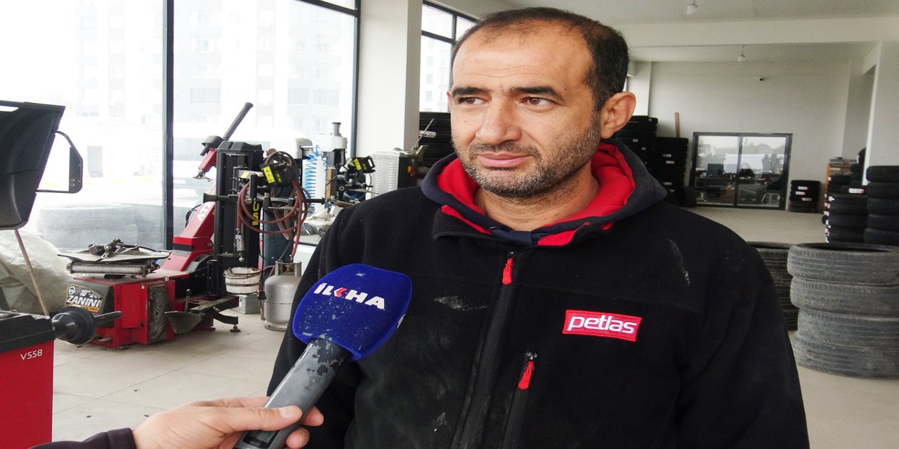 Ustasından kış lastiği uyarısı: Can ve mal güvenliğiniz için kış lastiğini ihmal etmeyin!