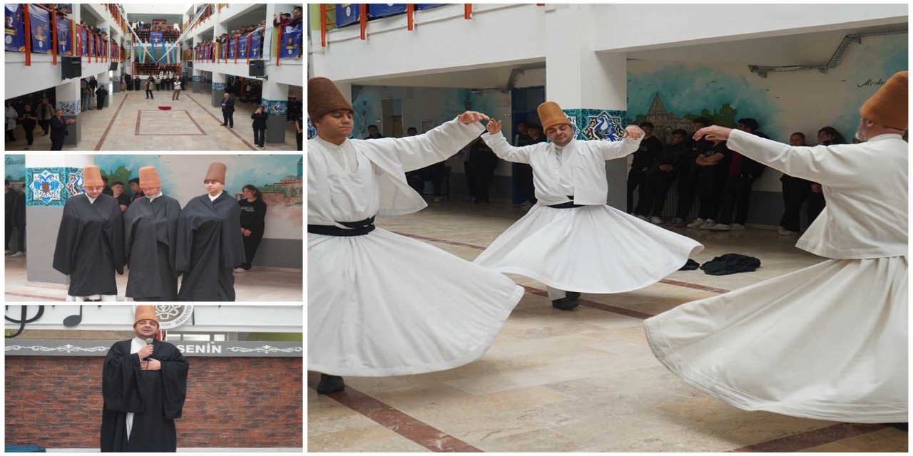 Konya’da Adil Karaağaç MTAL Lisesi'nde Şeb-i Arus coşkusu