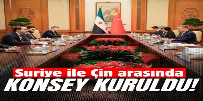 Suriye ile Çin arasında ekonomik işbirliği konseyi kuruldu