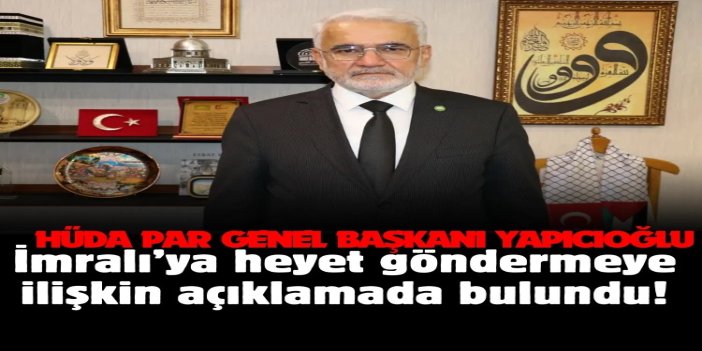 Yapıcıoğlu: Şiddet ve terör tamamen gündemden çıkmadıkça çözüm tam anlamıyla gerçekleşmiş olmayacak