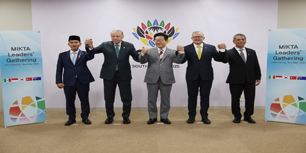 Cumhurbaşkanı Erdoğan, MIKTA üyesi ülkelerin liderleriyle bir araya geldi