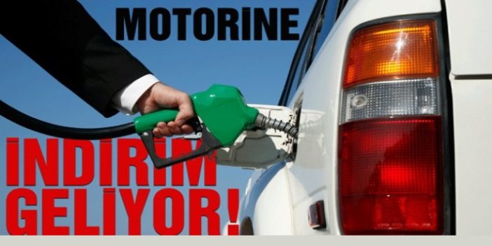 Motorine 2 lira 44 kuruş indirim geliyor
