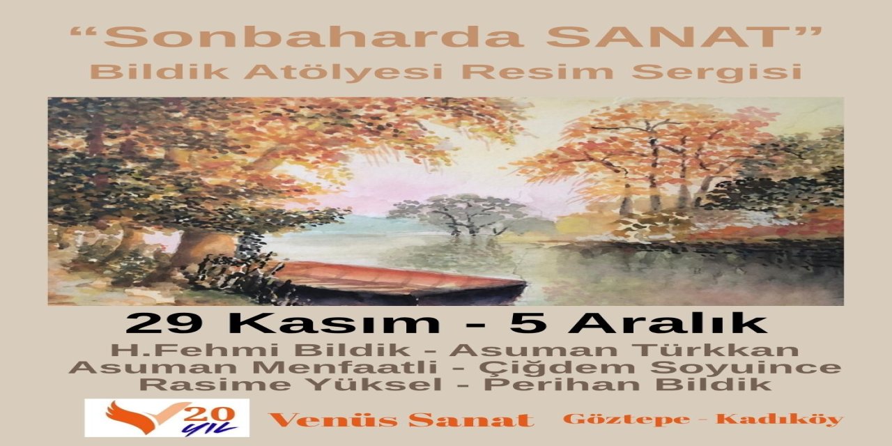 Fehmi Bildik Atölyesi’nden “Sonbaharda SANAT” Resim Sergisi