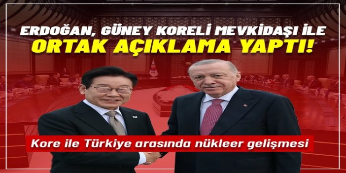 Erdoğan: Nükleer güç santrali kurulması konusunda Güney Kore ile görüşmelerimiz sürüyor
