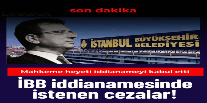 İmamoğlu'na yönelik "çıkar amaçlı suç örgütü" iddianamesi kabul edildi