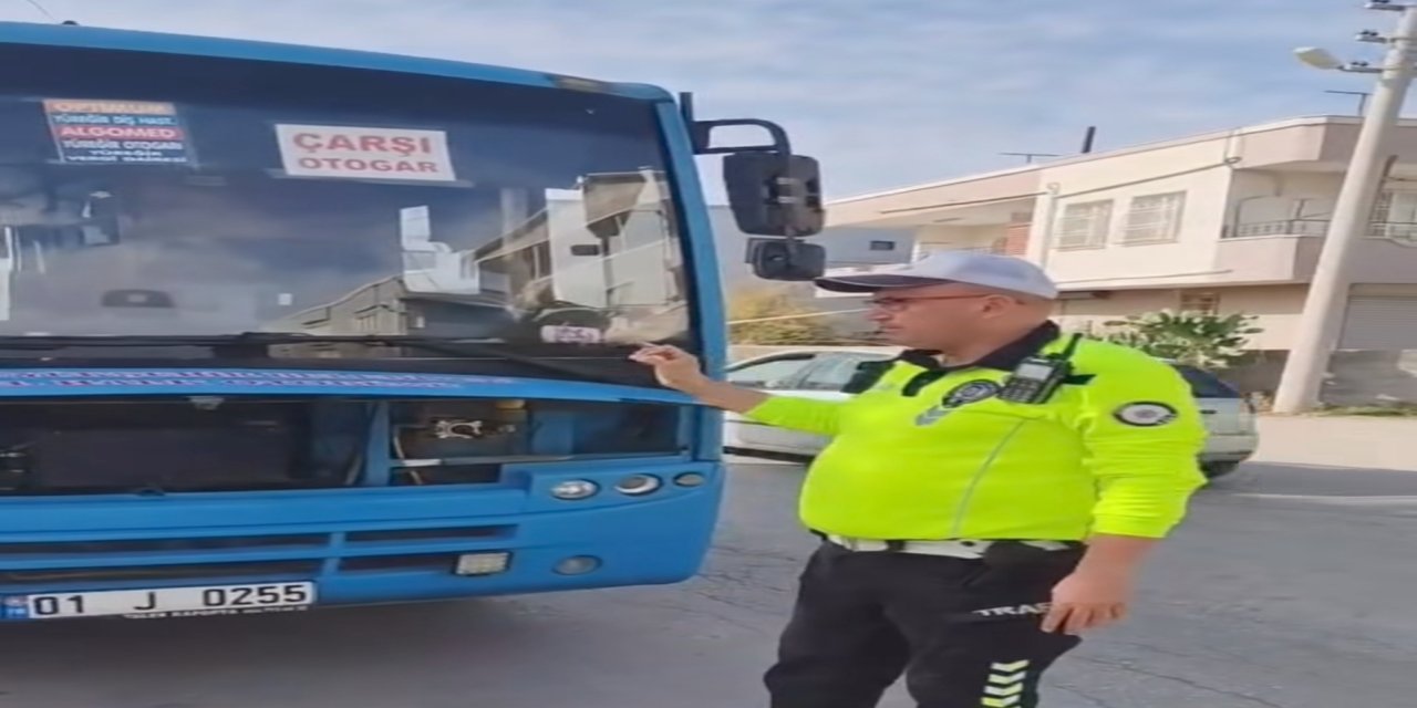 Adana'da toplu taşıma araçlarına "Havalı Korna" denetimi: 12 araç trafikten men edildi