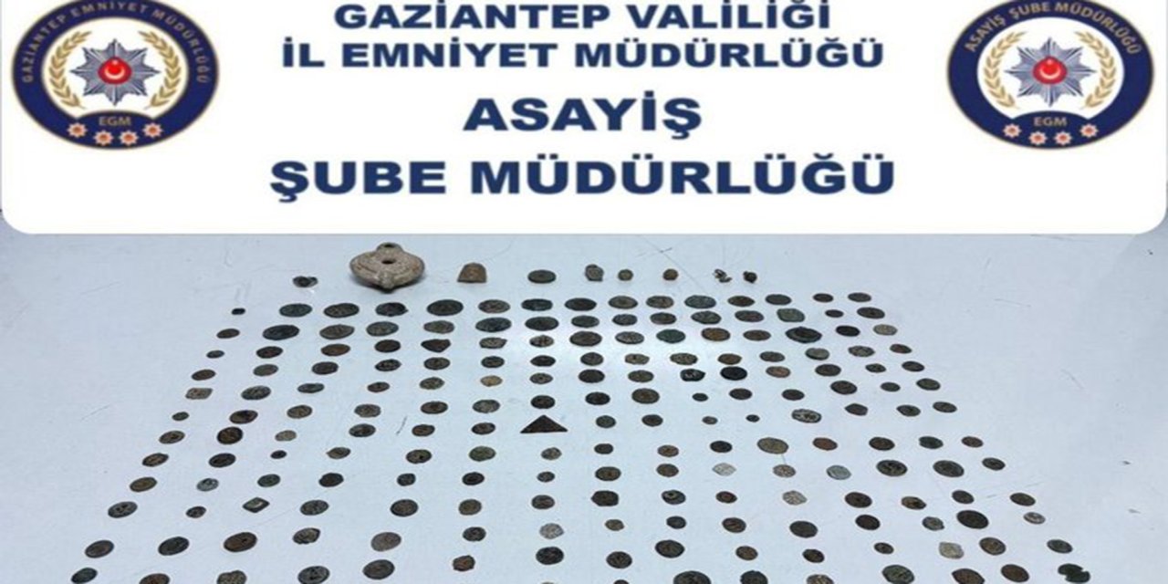 Gaziantep'te 230 tarihi eser ele geçirildi