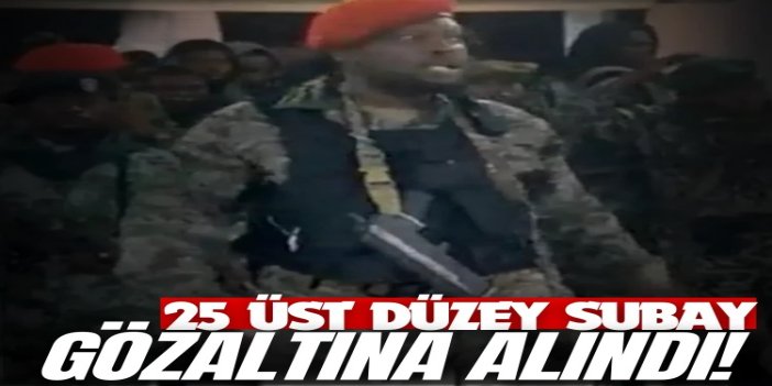 Kongo’da 25 üst düzey subay gözaltına alındı