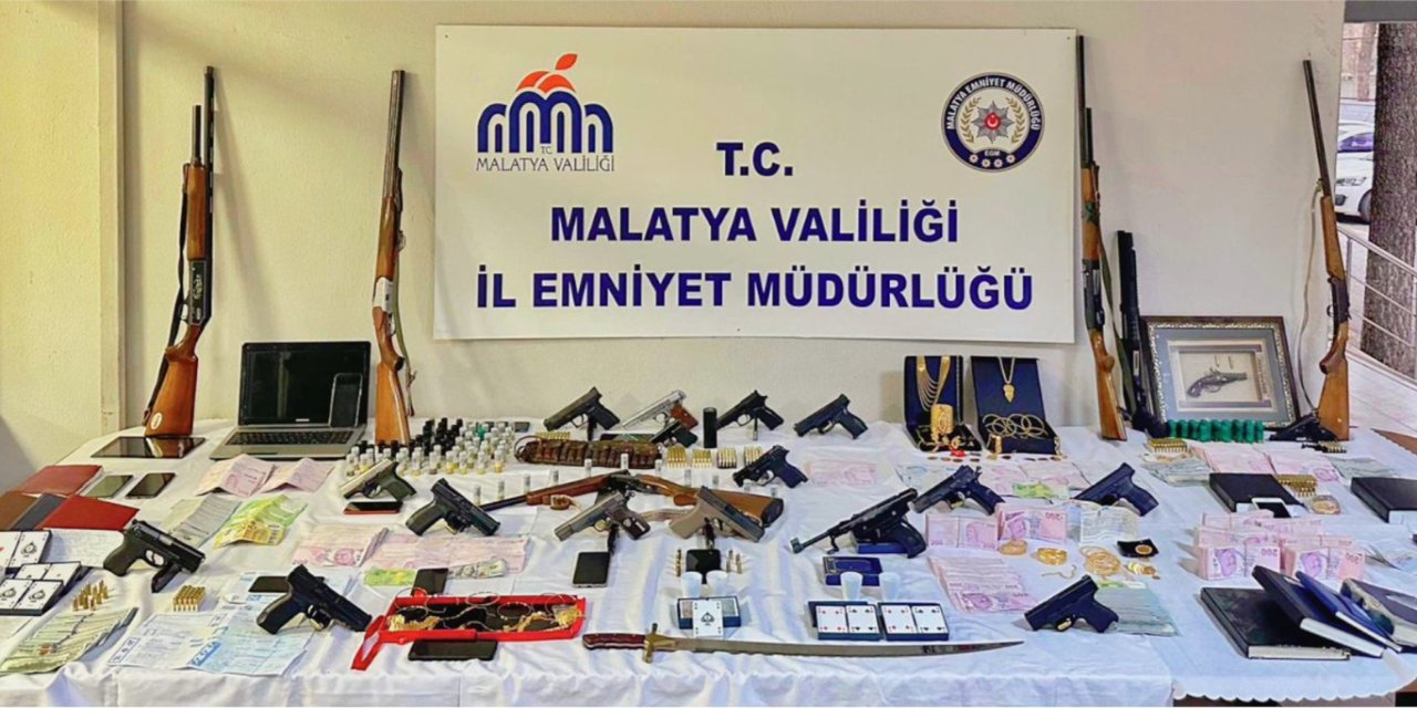 Malatya'da tefecilik ve kumar operasyonu: 36 şüpheli yakalandı