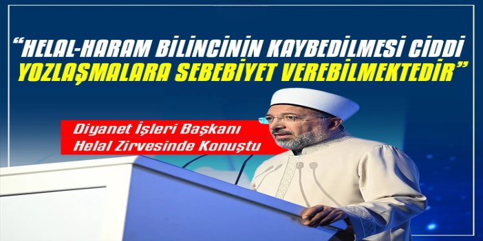 Arpaguş: İnsanın helali merkeze alan bir irade göstermesi, Cenab-ı Hakk’a sadakatinin bir ifadesidir