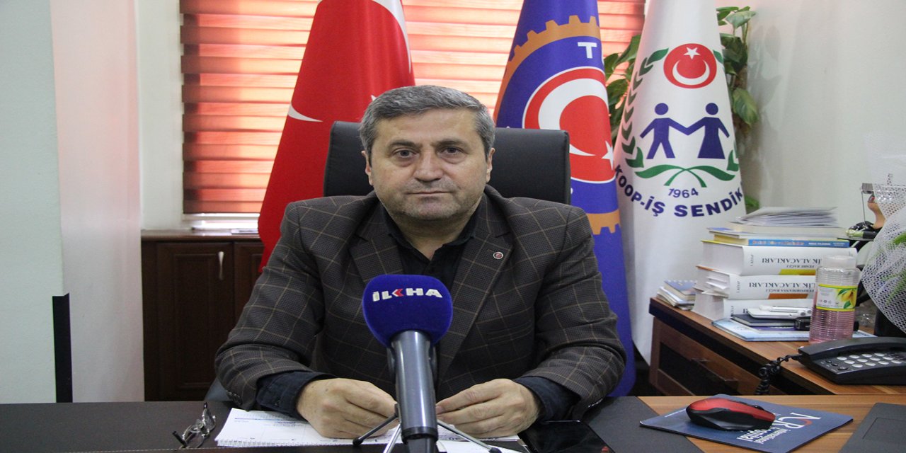 KOOP-İş Gaziantep Şube Başkanı Sarıca: Asgari ücret hiçbir zaman içimize sinmedi