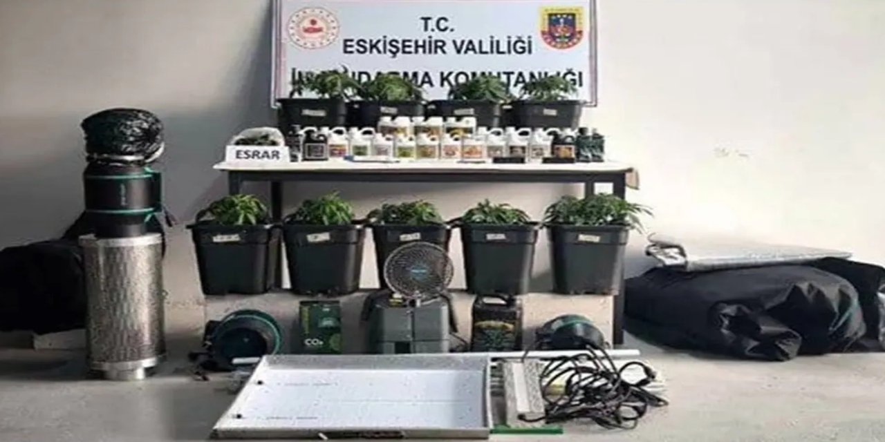 Eskişehir'de uyuşturucu operasyonu: 3 gözaltı