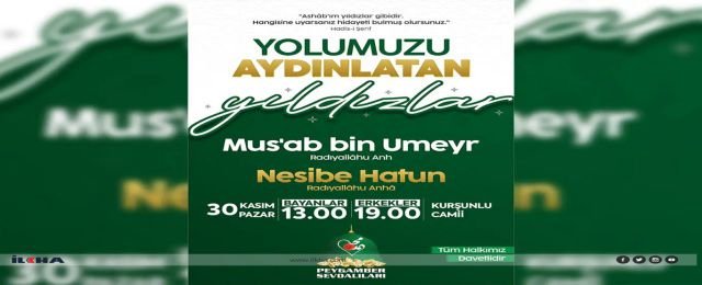 Yarın Diyarbakır’da “Yolumuzu Aydınlatan Yıldızlar” programı düzenleniyor