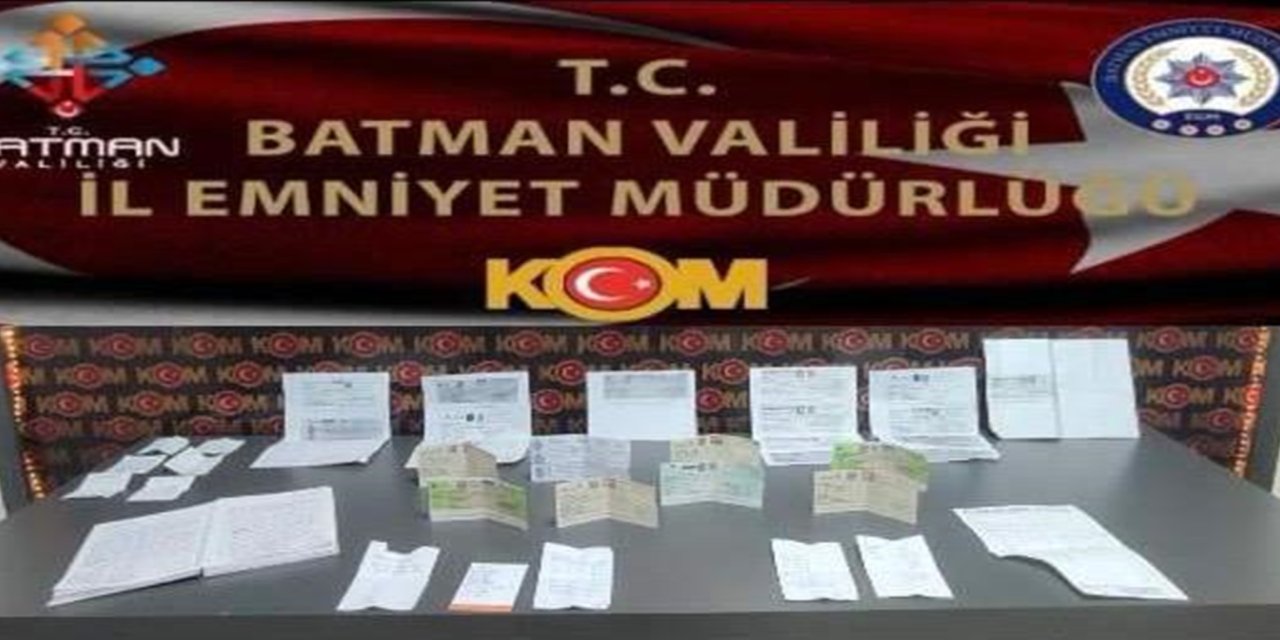 Batman'da tefecilik ve iş yeri kurşunlama soruşturmasında 4 şüpheli yakalandı