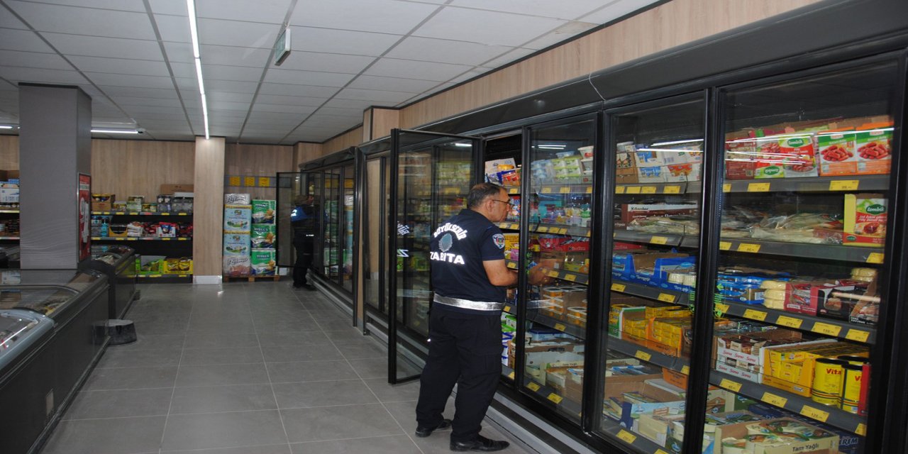 Şanlıurfa’da zabıtadan zincir marketlere denetim