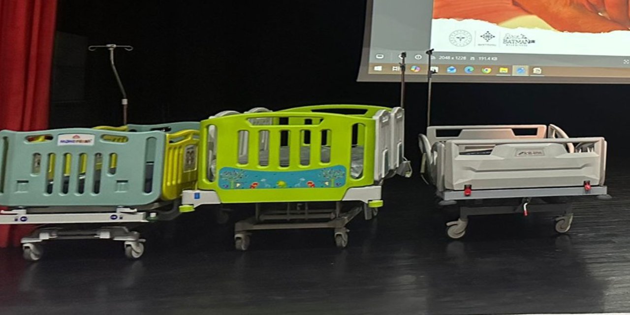 Batman'da çocuk hastalara fonksiyonel hasta yatağı desteği başladı