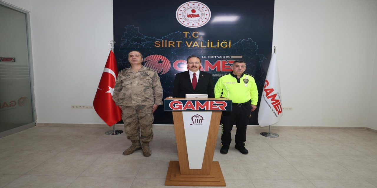 Vali Kızılkaya, Kasım ayı asayiş ve güvenlik verilerini açıkladı