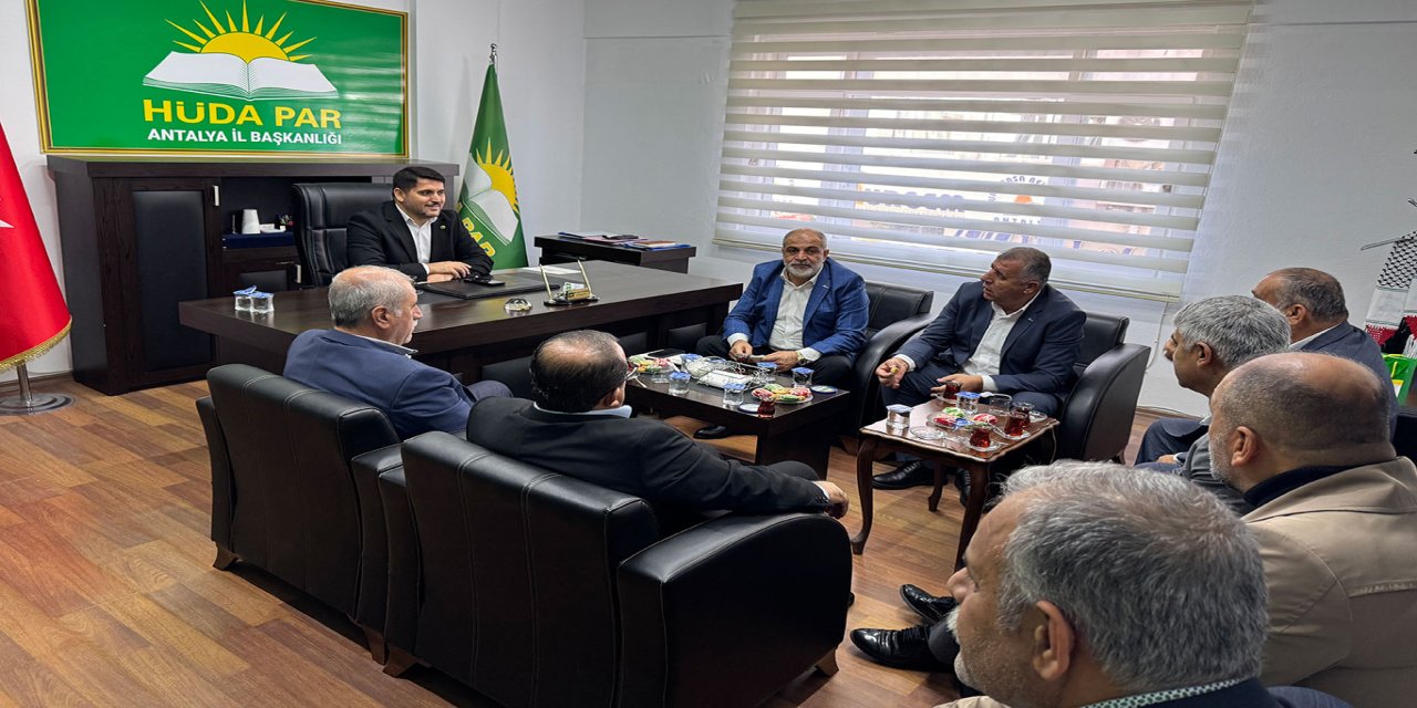 ADGİAD'tan HÜDA PAR Antalya İl Başkanlığı'na ziyaret
