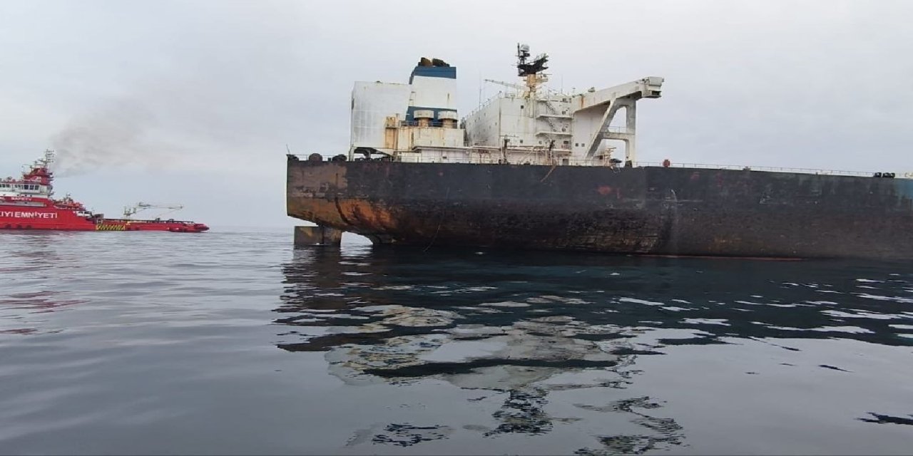 Karadeniz’de saldırıya uğrayan "VIRAT" gemisi İstanbul açıklarına ulaştı