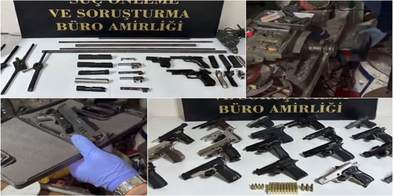 Bursa'da kaçak silah atölyesi operasyonunda bir kişi gözaltına alındı