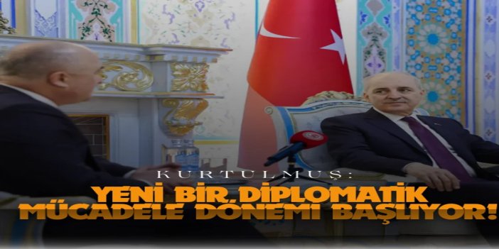 Kurtulmuş: Filistin meselesiyle ilgili belki uzun yıllar sürecek yeni bir diplomatik mücadele dönemi başlıyor